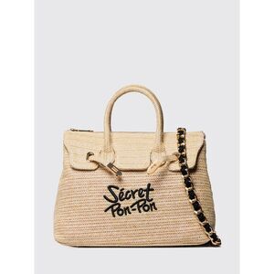 Secret Pon-Pon Handbag Woman Natural